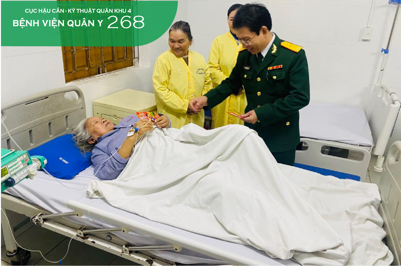 THĂM - CHÚC TẾT NGƯỜI BỆNH TẠI BỆNH VIỆN QUÂN Y 268