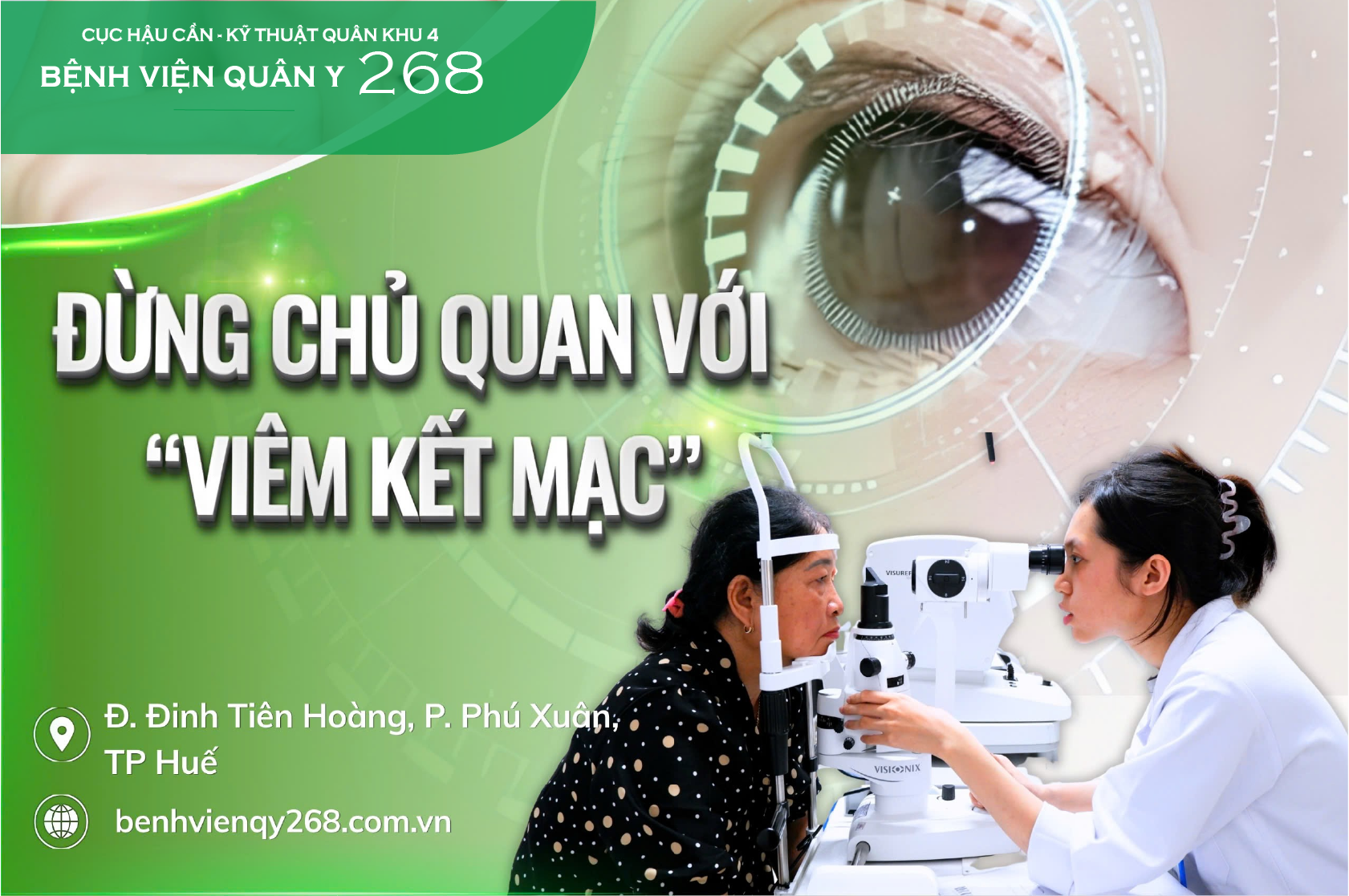 ĐAU MẮT ĐỎ? ĐỪNG CHỦ QUAN VỚI “VIÊM KẾT MẠC”